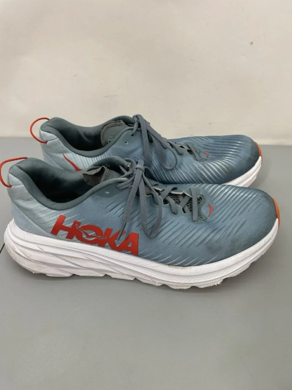 Hoka Rincon 3 Sneakers Shoes Running Walking Training Blue Mens 10.5